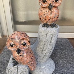 フクロウの置物
