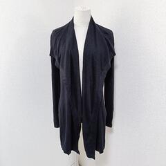 コントワーデコトニエ カシミヤ混長袖ニットカーディガン ロング丈 ブラック 7 レディースの画像