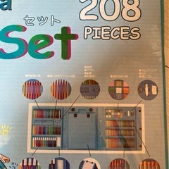 美品　1箇所のみ一度だけ使用　お絵かきセット スーパーメガアートセットの画像