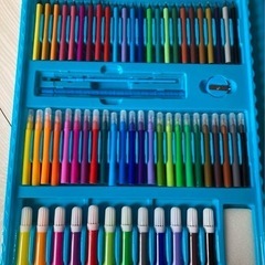 美品　1箇所のみ一度だけ使用　お絵かきセット スーパーメガアートセットの画像