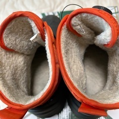 オレンジスノーブーツ☆23センチの画像