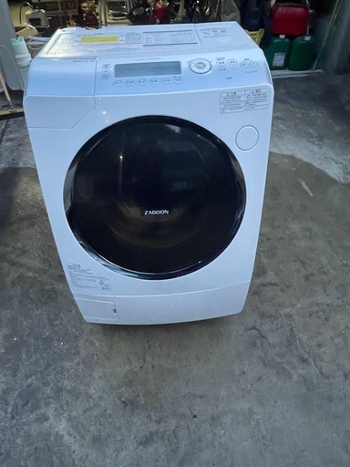 東芝ドラム式洗濯機　ザブーン9キロ