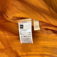 ★美品★　GU  オレンジ　トップス　Sの画像
