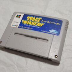 SFC スペースインベーダー　動作確認済　箱　説明書　内ケース　内袋　電源注意書きの画像