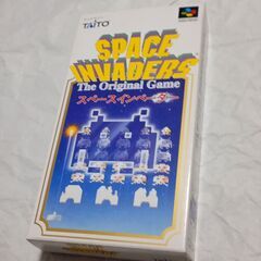 SFC スペースインベーダー　動作確認済　箱　説明書　内ケース　内袋　電源注意書きの画像