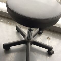 椅子　スツール　黒の画像