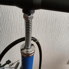 ほぼ新品の自転車空気入れの画像