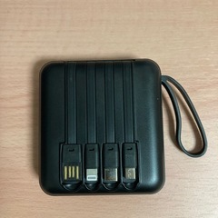 ⭐️充電式ヒーターベスト  Lサイズ 電熱ベスト 新品未開封のケーブル内蔵モバイルバッテリー付き　USB給電対応 洗濯可能 新品未使用⭐️の画像