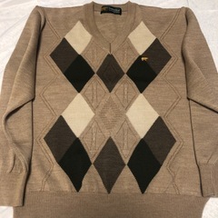 GoldenBear   メンズ  セーター  ニット 長袖 M(新品靴下付き)の画像