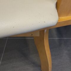 回転ダイニングチェア　木製の画像