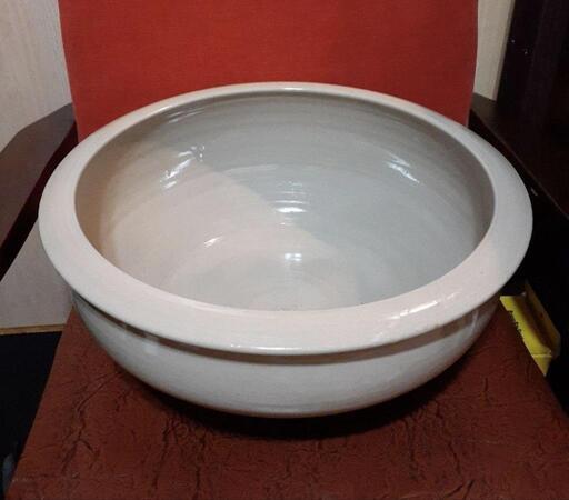 未使用　こね鉢　睡蓮鉢