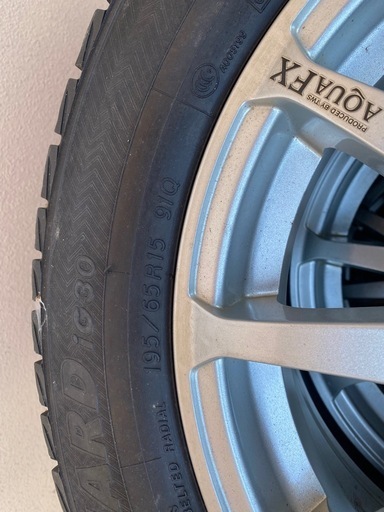 スタッドレスタイヤ　ホイール　
ヨコハマタイヤ　iceGUARD IG30 15インチ　