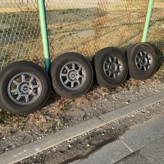 ハイエースに使用　スタッドレスタイヤホイールセット

