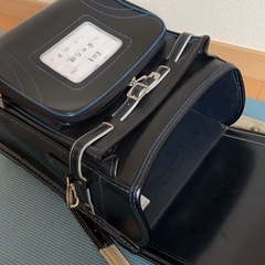 ランドセル　中古　黒✖️ブルー
の画像