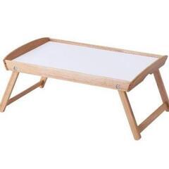 IKEA イケア ベッドトレイ ゴムノキ Djura ジューラ 58x38x25 cm 502.872.74の画像