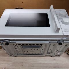 世田谷区近辺配送可能（直接引取：4,000円）　美品　2024年製　ヤマダオリジナル 単機能電子レンジ 50Hzz(東日本専用)　YMW17HL5　簡単ダイヤル式　シンプル　単身用　ホワイト　●700・600・500・300W / 解凍・半解凍『6段階の出力切替』 ●ハイパワー『最大出力 700W』の画像