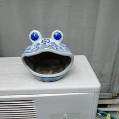 商談中！カエル置物3点セットの画像