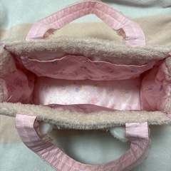 サンリオ　マイスウィートピアノ　ピアノちゃん　フェイス型手提げバッグの画像