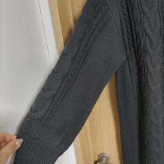 ニットワンピース🧶💙Lサイズの画像