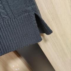 ニットワンピース🧶💙Lサイズの画像