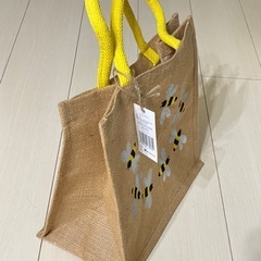 値下げしました！　《新品》　麻トートバッグの画像