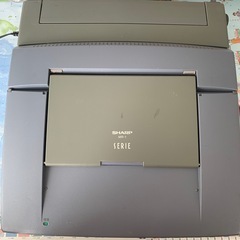 SHARP  シャープ　日本語ワードプロセッサ   M R-１　書院   カラーワープロ  SERIE   通電確認済み の画像