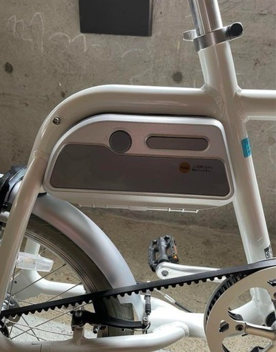 WIMO COOZY  電動アシスト自転車　白　純正アルミリアキャリア　Panasonicテールライト付き