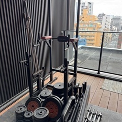 【美品】ベンチプレス、筋トレ器具セット