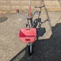 いきなり自転車　14インチ　かじとり＆折りたたみ式の画像