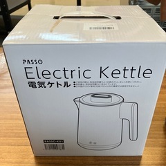 K2503-026 配送不可 PASSO 電気ケトル 汚れキズあり