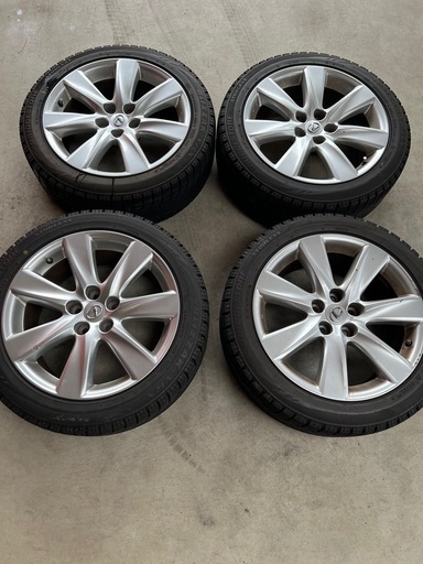 ご成約！レクサス 純正19インチホイール　245/45R19 ブリヂストン　ブリザック VRX スタッドレスタイヤ　4本セット 5〜6分山前後★LS460　LS600★