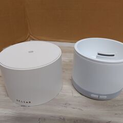 卓上　コンパクト　USBパーソナル加湿器・アロマディフューザー　エクリアミストHCE-HU2103Uシリーズ(ホワイト）銀イオン抗菌加工で清潔(SIAA取得)！の画像