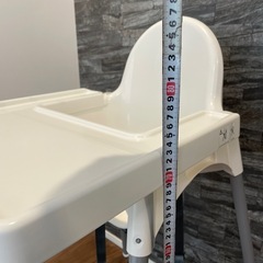 IKEA チャイルドチェア　ハイチェア　安全ベルト付きの画像