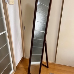ミラー　茶色