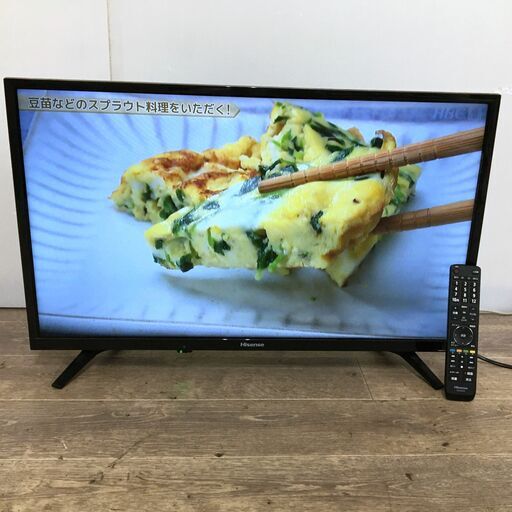 3/7終　Hisense ハイセンス 32型 液晶テレビ 32A50 2019年製 ※リモコン付 動作品 24l菊ST