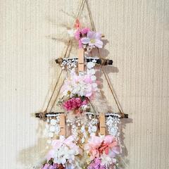 桜色のはしごのガーランド❀*.ﾟ春爛漫