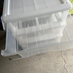 3段チェスト　棚　プラスチックケース　衣装棚の画像