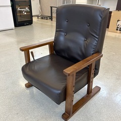 ☆値下げ☆　K2503-028 配送不可　和風 高座椅子 焦茶 ...