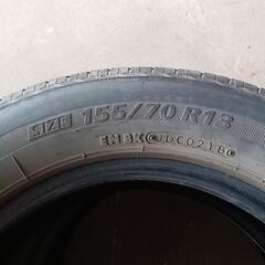 無料タイヤ#155/70R13 ブリジストン 2本の画像