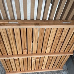 
【シングルサイズ】折りたたみすのこ（手作り）の画像