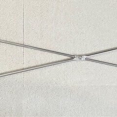 無印良品　ステンレスユニットシェルフ　ステンレスクロスバー　大 幅８４ｃｍタイプ用の画像