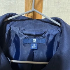 GIRLS トレンチコート　ネイビー110センチの画像