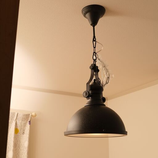 引き取り限定 シーリングライト キッチン ブラック 1灯