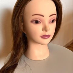美容師用ウィッグマネキンとクランプ