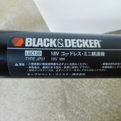 【JM417】BLACK&DECKER ブラック&デッカー コードレス・ミニ耕運機 充電式耕運機の画像