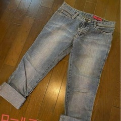 美品☆ozoc ワールド☆デニムパンツジーンズUNTITLED加工タケオキクチの画像