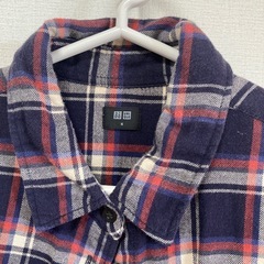 ユニクロ　UNIQLO　フランネルシャツ　Mの画像