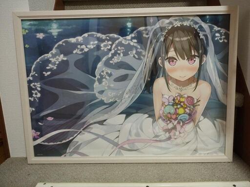 激レアカントク イラスト額装ポスター  \n～幻想的な美少女のウェディングアート～