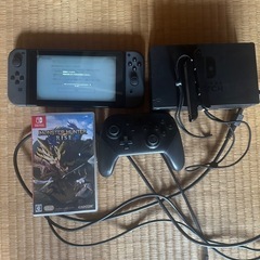 任天堂スイッチ+任天堂コントローラー+モンハンRISE