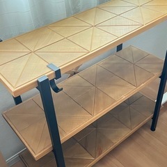 ラック 3段 STALE ステイル 幅90 アイアンラック オープンラック ヴィンテージ 北欧 インダストリアル ラック の画像